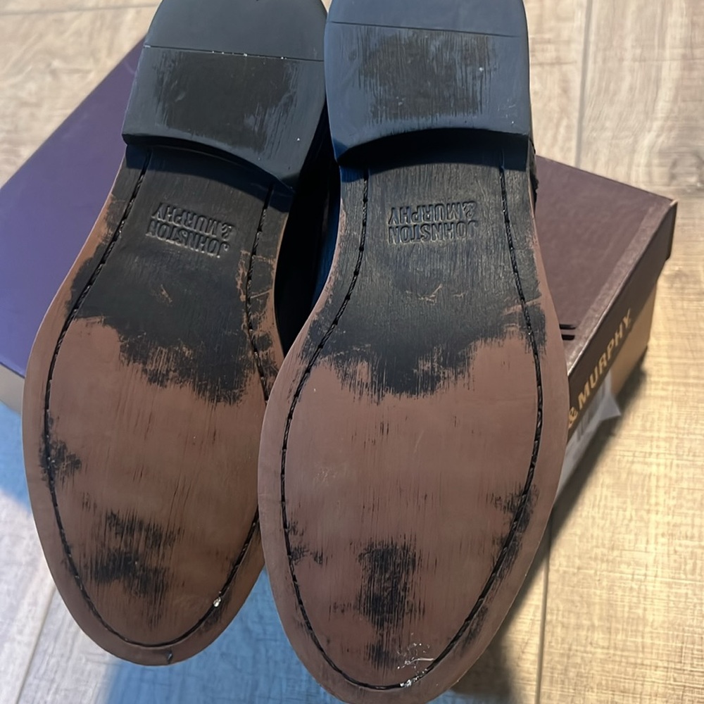 Johnston & Murphy little boy 2.5 leather shoes - Picture 2 of 7